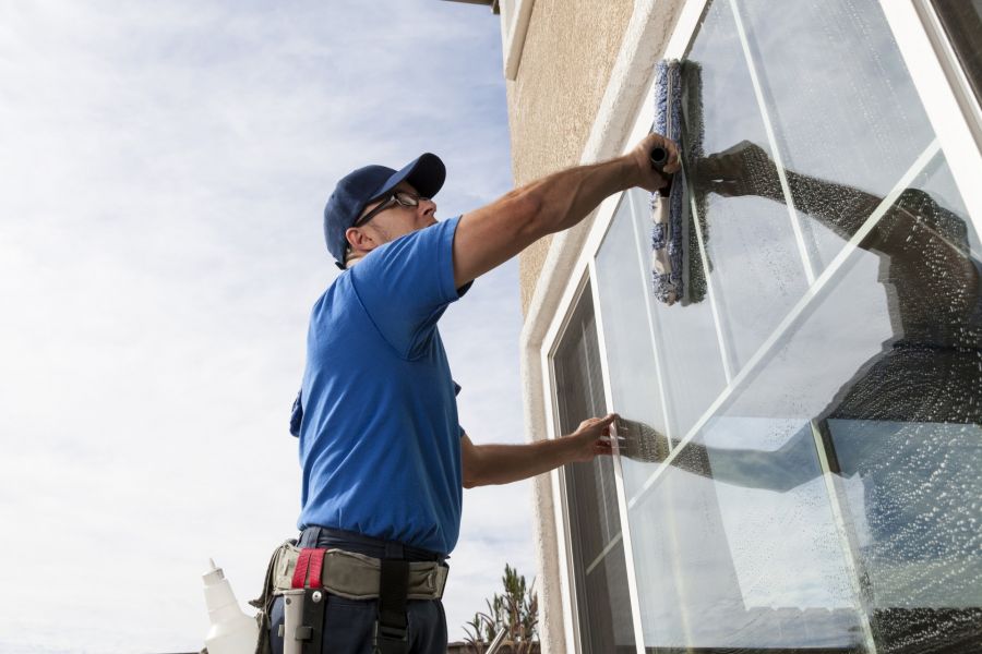 Commercial Window Cleaning by Overall Undertake